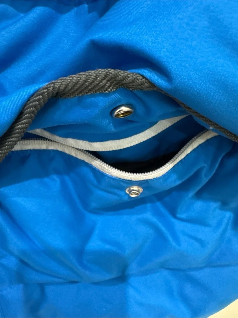 DC Shoes Mens Large Blue Down Snowboard Ski Jacket EXOTEX 5K Hooded Winter Coat